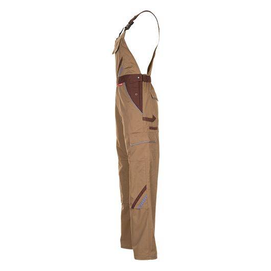 Planam Highline Latzhose Herren, 2334, braun, Größe 27-2