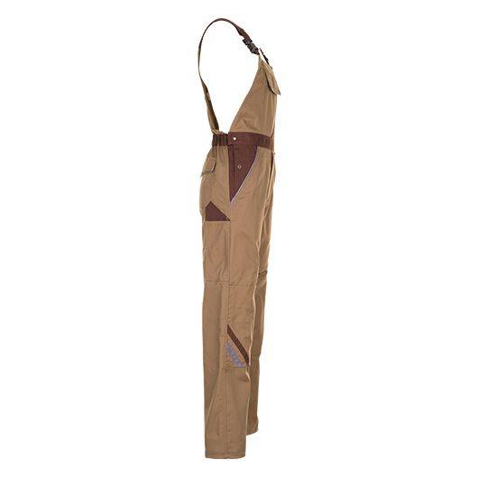 Planam Highline Latzhose Herren, 2334, braun, Größe 27-3
