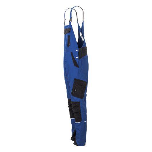 Planam Norit Latzhose Herren, 6522, blau/schwarz, Größe 110-1