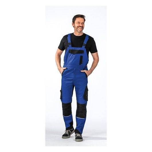 Planam Norit Latzhose Herren, 6522, blau/schwarz, Größe 110-4
