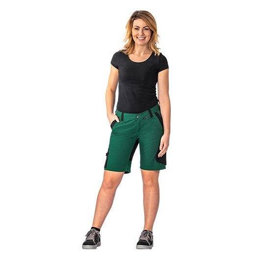 Planam Norit Shorts Damen, 6464, grün/schwarz, Größe L-4