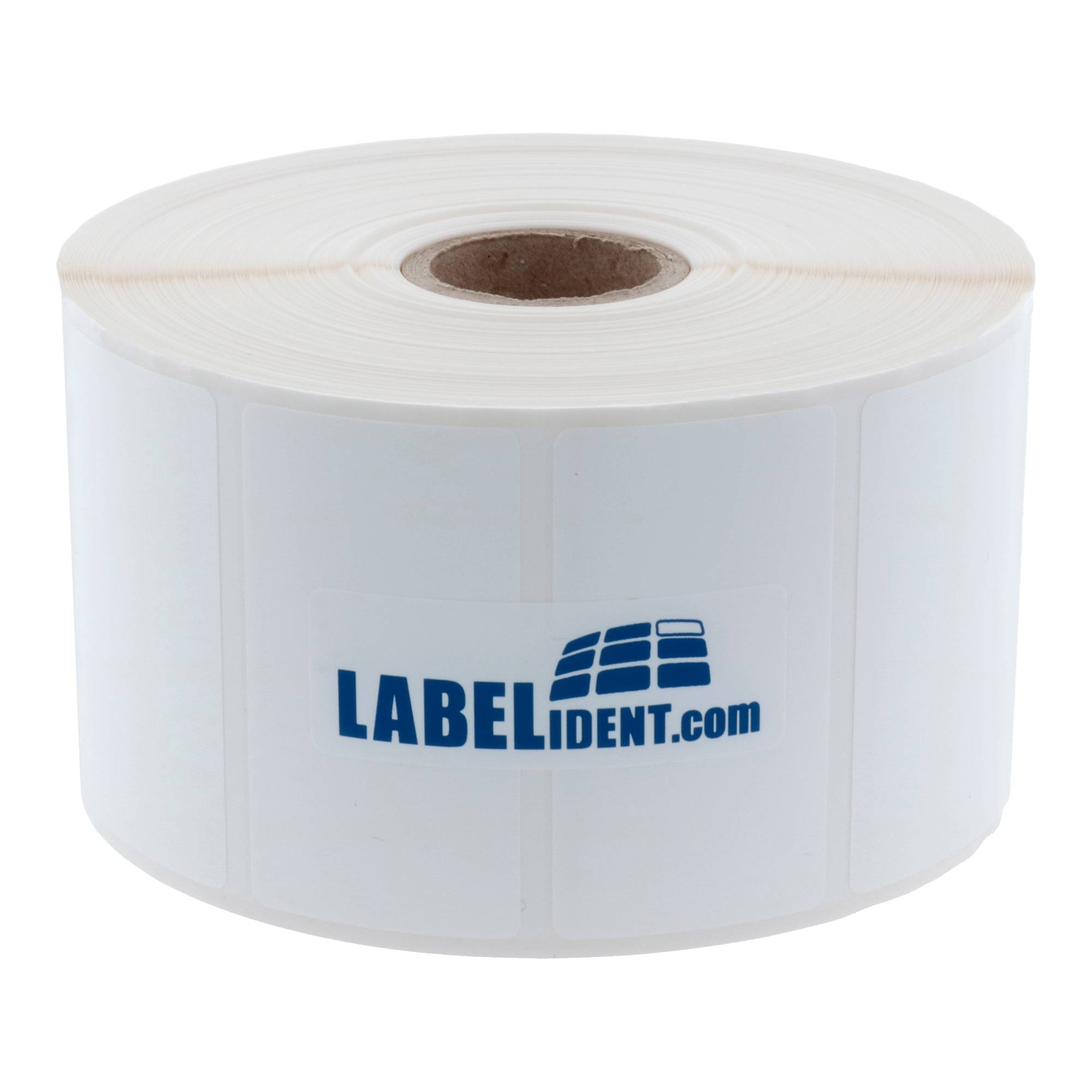 Labelident Zebra komp. PET Labels, 76,2 x 25,4 mm, 1 Zoll, 2.580 Etiketten-0