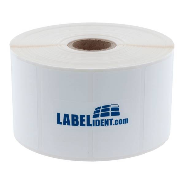 Labelident PE Etiketten weiß, 60 x 40 mm, 1 Zoll, 1.000 Etiketten