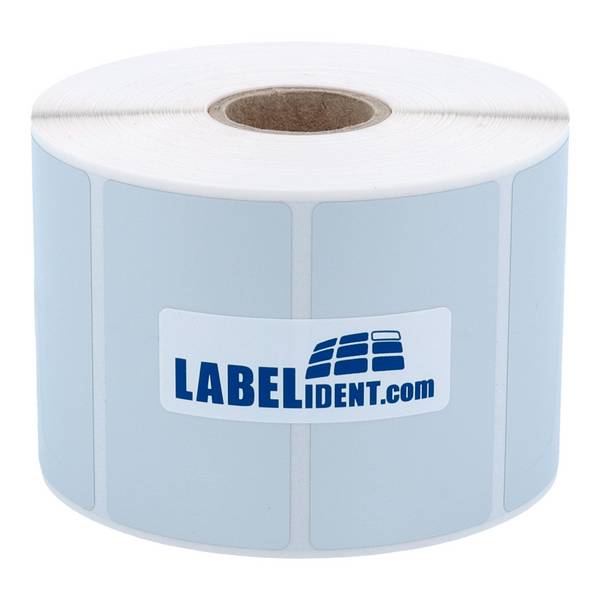 Labelident PET Etiketten silber, 60 x 34 mm, 1 Zoll, 1.250 Etiketten