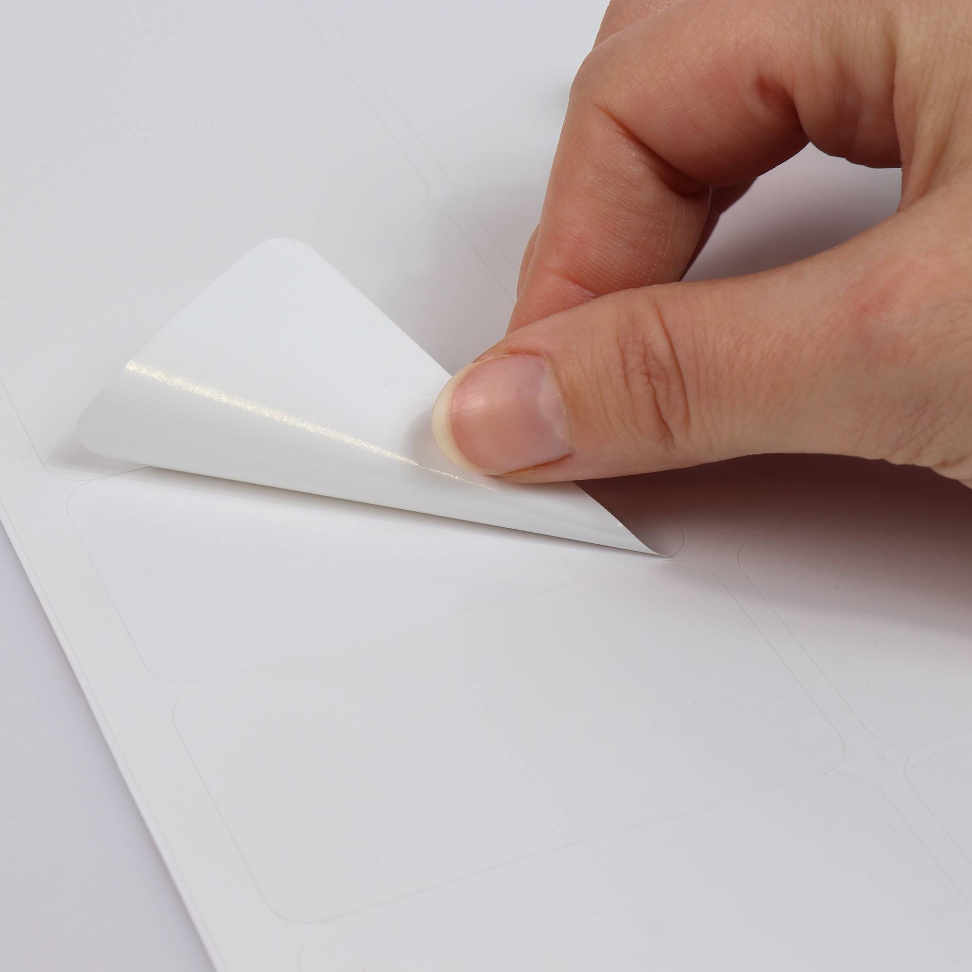 Labelident PET Etiketten weiß, 105 x 148 mm, 400 Etiketten, 100 Blatt-4