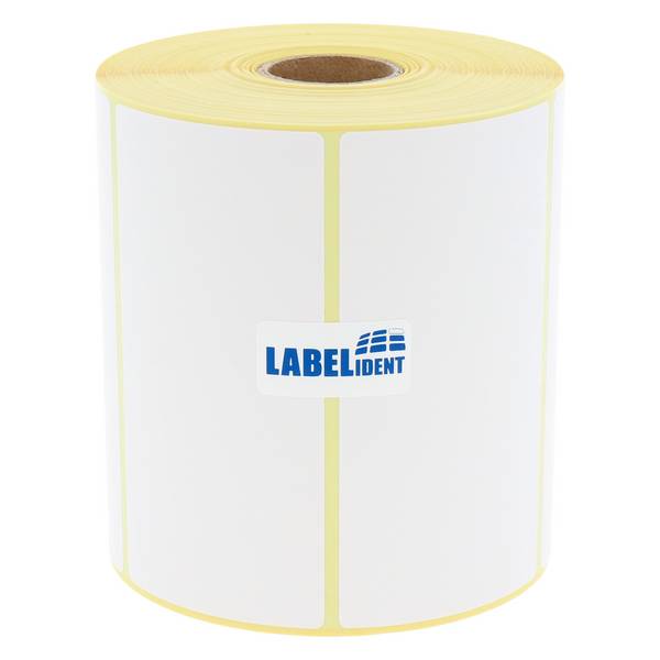 Labelident Papier Etiketten weiß, 100 x 50 mm, 1 Zoll, 1.000 Etiketten
