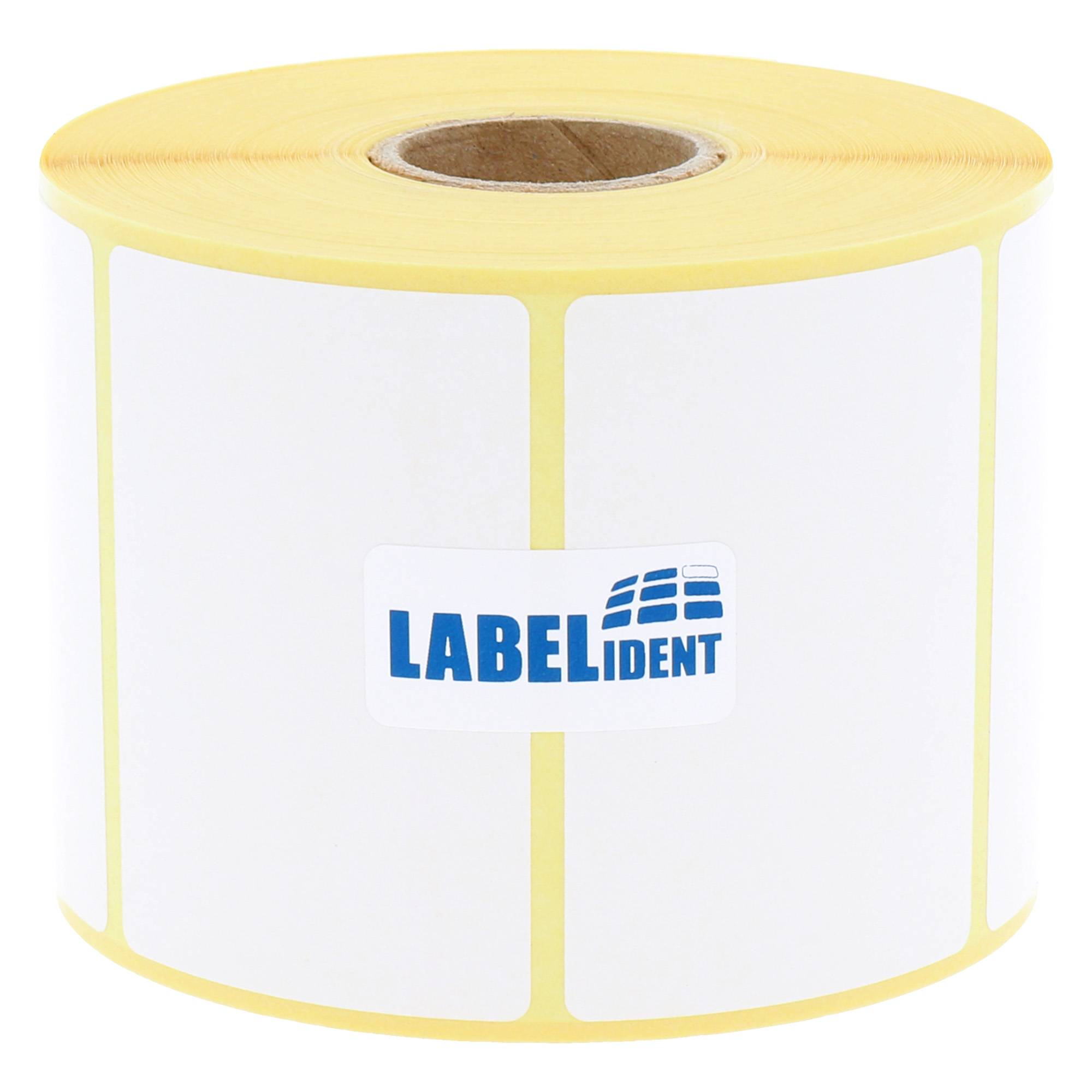 Labelident Papier Etiketten weiß, 60 x 40 mm, 1 Zoll, 1.700 Etiketten-0