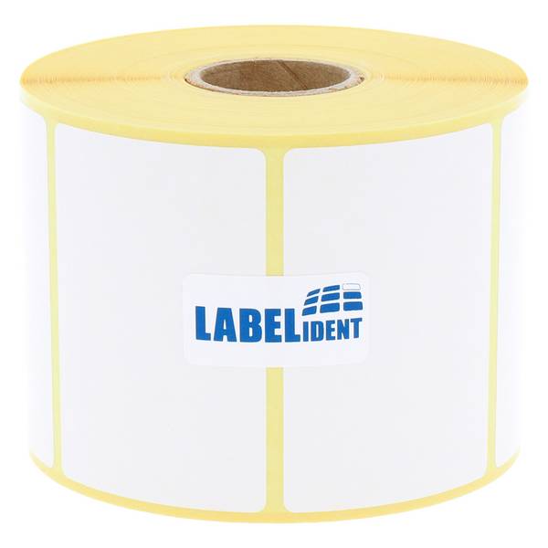 Labelident Papier Etiketten weiß, 60 x 40 mm, 1 Zoll, 1.700 Etiketten