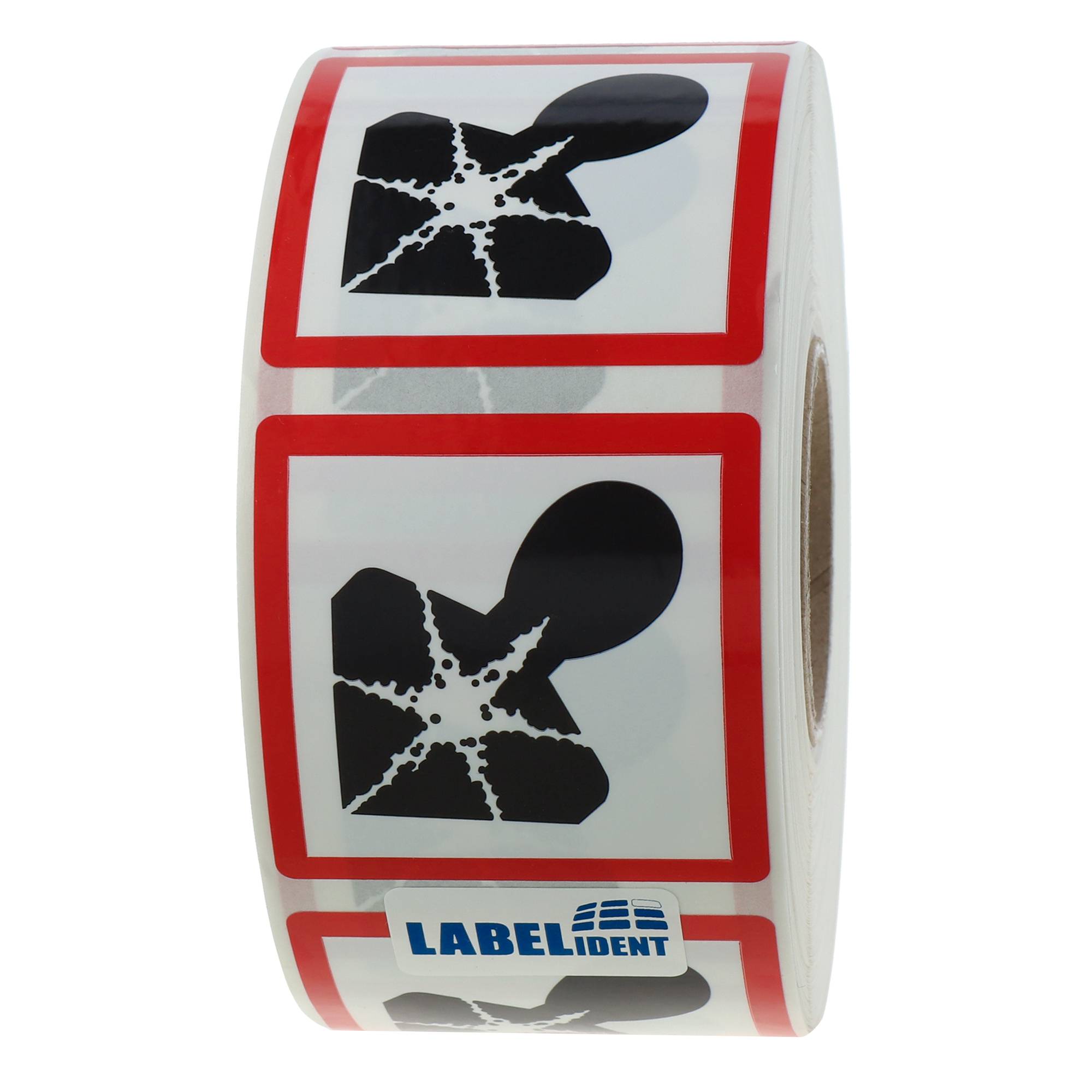 Labelident GHS Aufkleber, gesundheitsgefährdend, 50 x 50 mm, 1.000 Stück-0