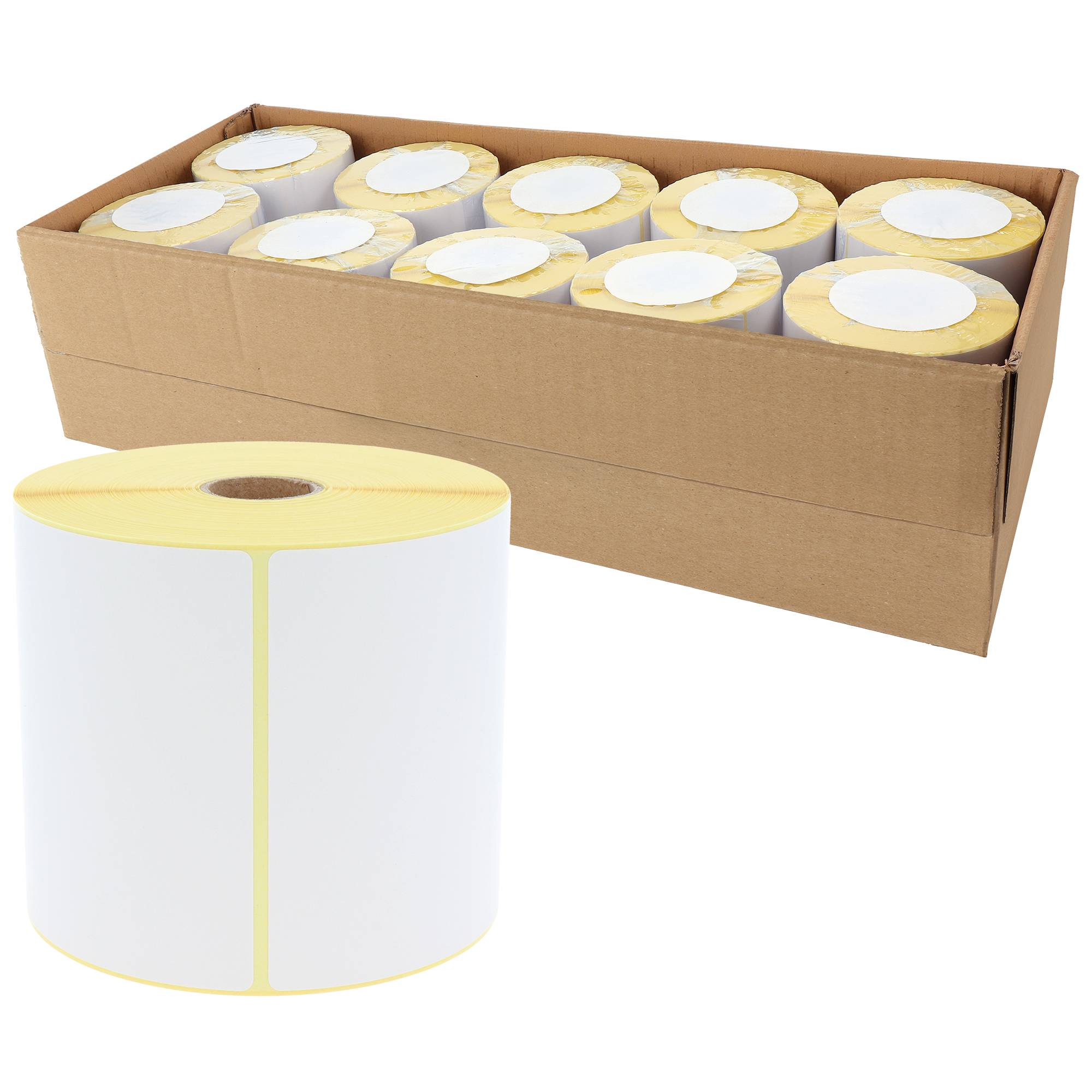 Labelident Zebra komp. Labels, 101,6 x 152,4 mm, 1 Zoll, 475 Etiketten pro Rolle, 10 Rollen-0