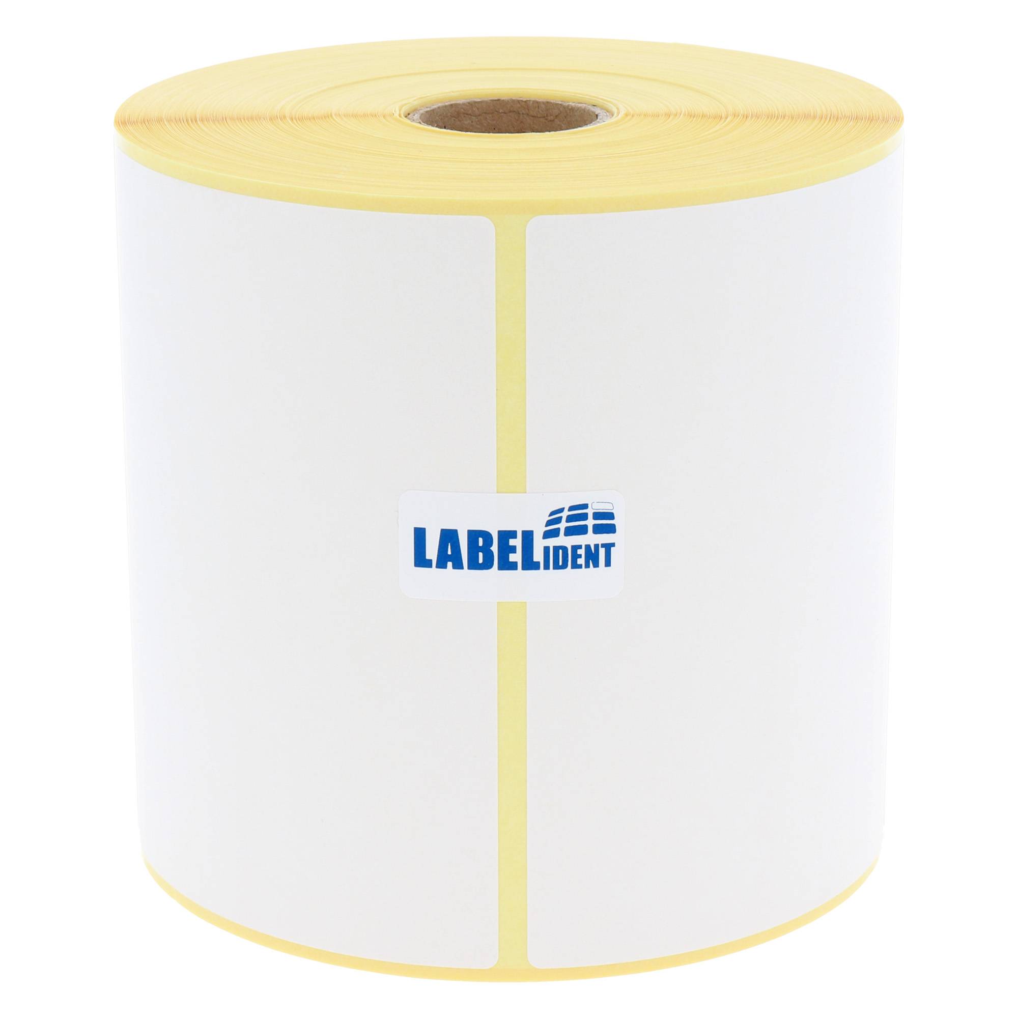Labelident Papier Etiketten weiß, 105 x 74 mm, 1 Zoll, 1.000 Etiketten-0