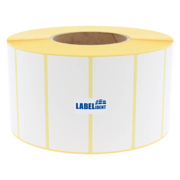 Labelident Zebra komp. Papier Labels, 88,9 x 38,1 mm, 3 Zoll, 3.634 Etiketten
