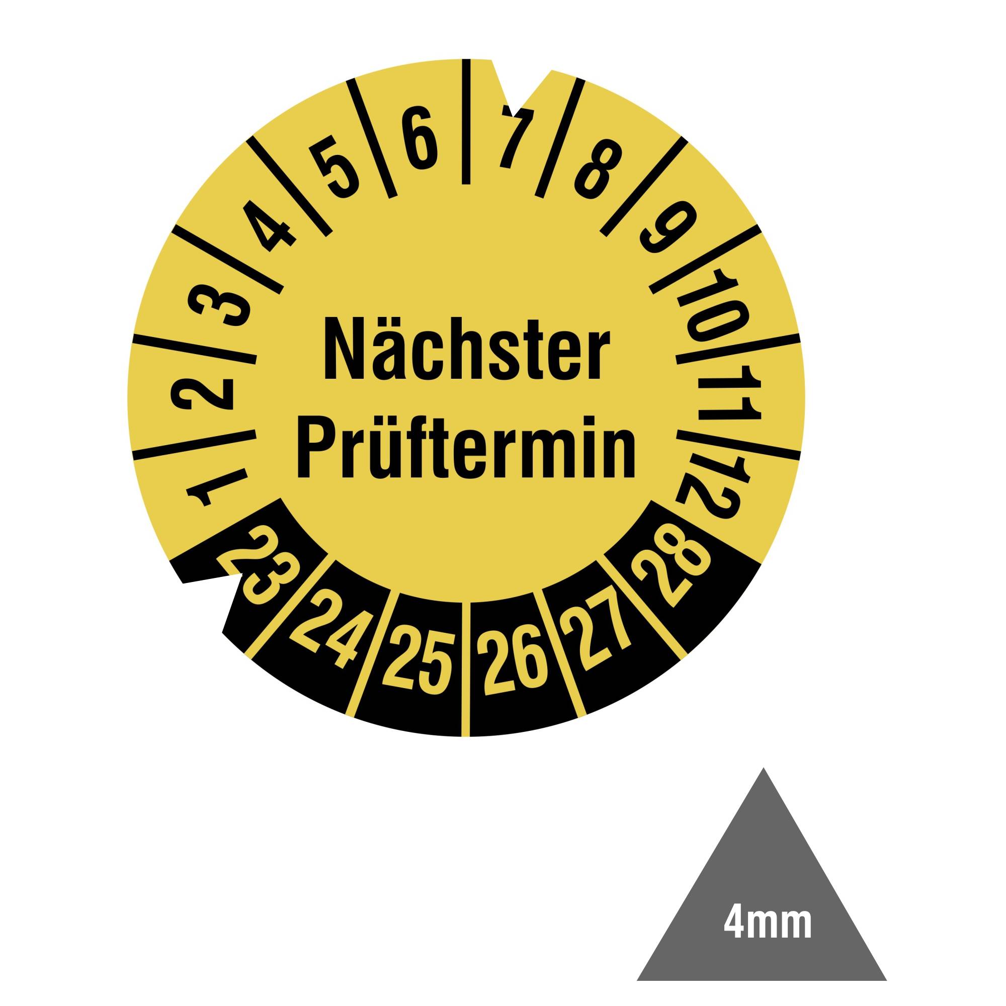 Labelident Kerbzange 4 mm, mit dreieckiger Kerbform, Maultiefe 48 mm-4