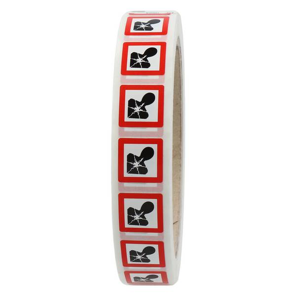 Labelident GHS Aufkleber, gesundheitsgefährdend, 15 x 15 mm, 1.000 Stück