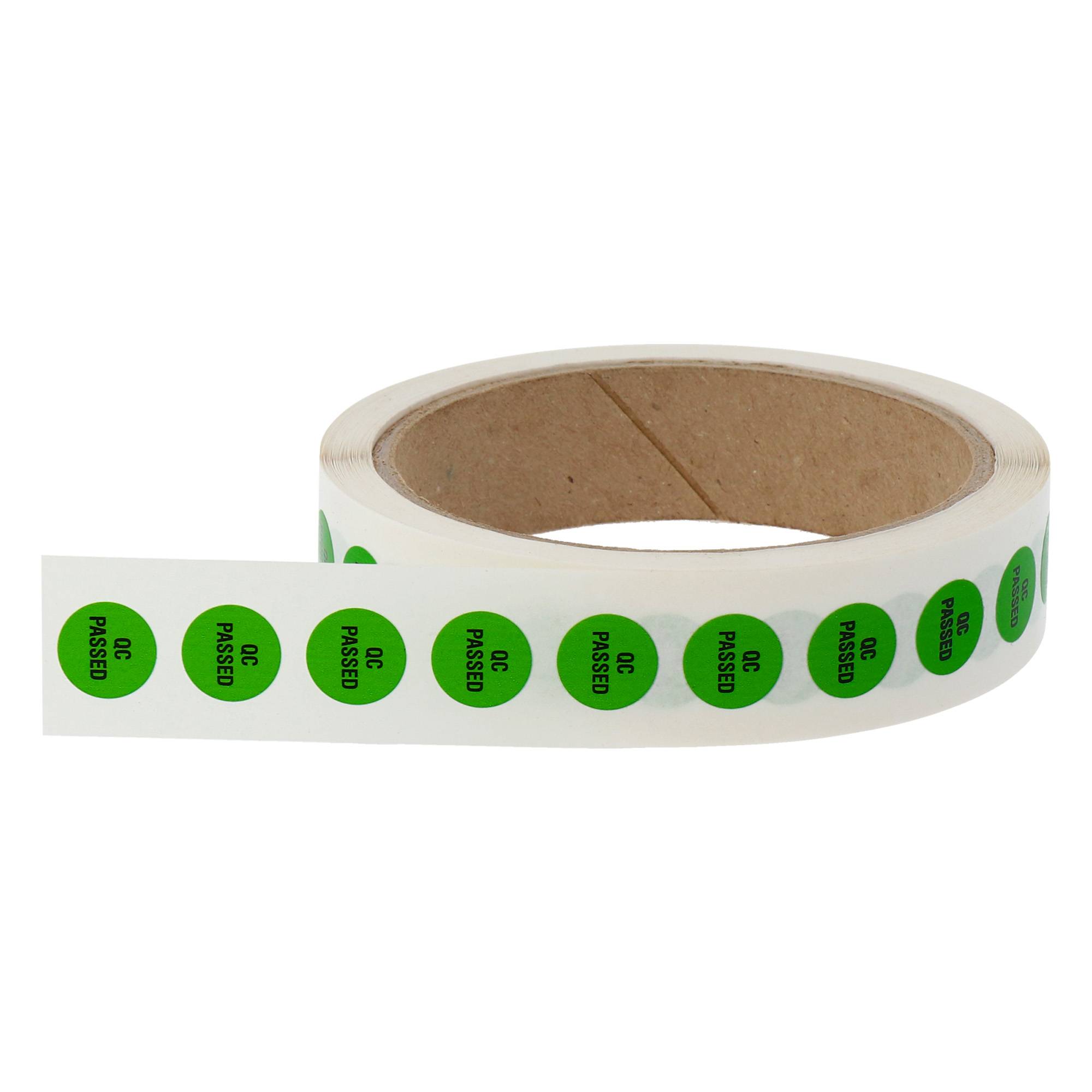 Labelident QS-Etiketten, "QC PASSED", Ø 12,5 mm, 1.000 Etiketten-3
