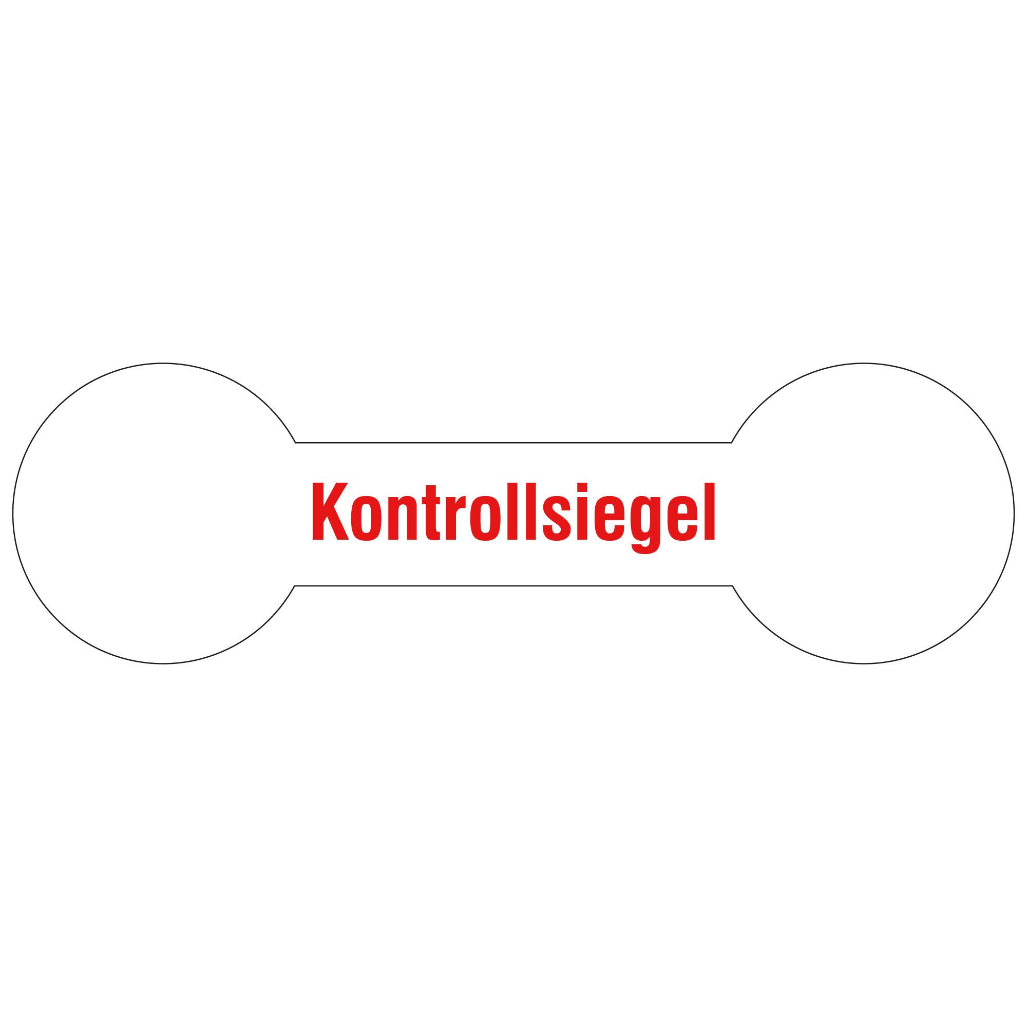 Labelident Siegeletiketten 70 x 21 mm, Kontrollsiegel, 1.000 Stück-2