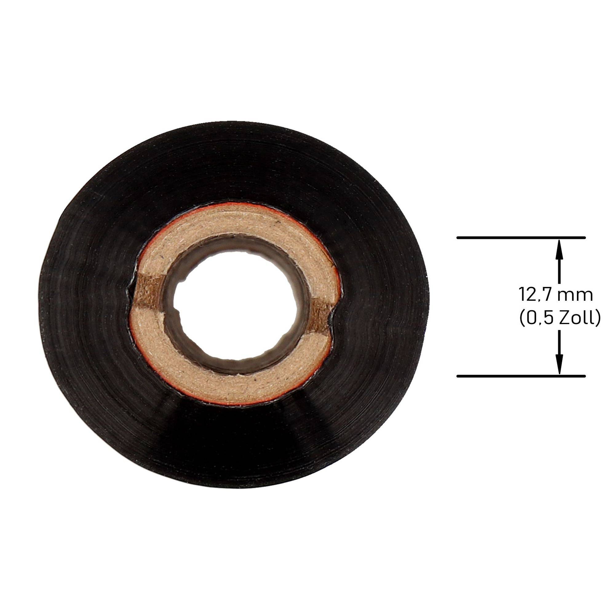 Labelident Wachs Farbband schwarz, 110 mm x 300 m, 1 Zoll, 1 Rolle(n)-4