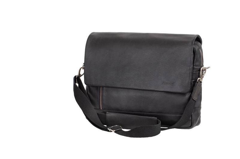 JÜSCHA - Umhängetasche Oro Leder schwarz 47035-0
