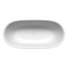 Kaldewei Badewanne Oyo Duo oval 439x770x1630mm 148l Alpinweiß, o. Antislip, GL, ÜL, PEFF
