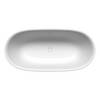 Kaldewei Badewanne Oyo Duo oval 439x770x1630mm 148l Alpinweiß m. ÜL, Garn.KA4032, o. Antislip, GL, PEFF