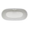 Kaldewei Badewanne Oyo Duo oval 439x770x1630mm 148l Alpinweiß/Alpinweiß m. GL1S, PEFF, o. Antislip, ÜL