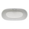 Kaldewei Badewanne Oyo Duo oval 439x770x1630mm 148l Alpinweiß/Alpinweiß m. GL1S, ÜL, PEFF, Garn.KA4032, o. Antislip