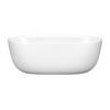 Kaldewei Badewanne Oyo Duo oval 439x770x1630mm 148l Alpinweiß m. InvisibleGrip, o. GL, ÜL, PEFF