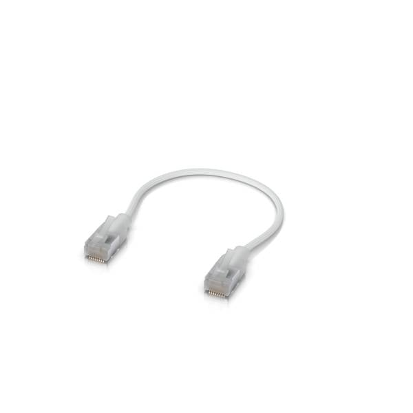 Ubiquiti UniFi Patchkabel Cat6 EL 0.15m weiß UACC-Cable-Patch-EL-C6A-0.15-W-1
