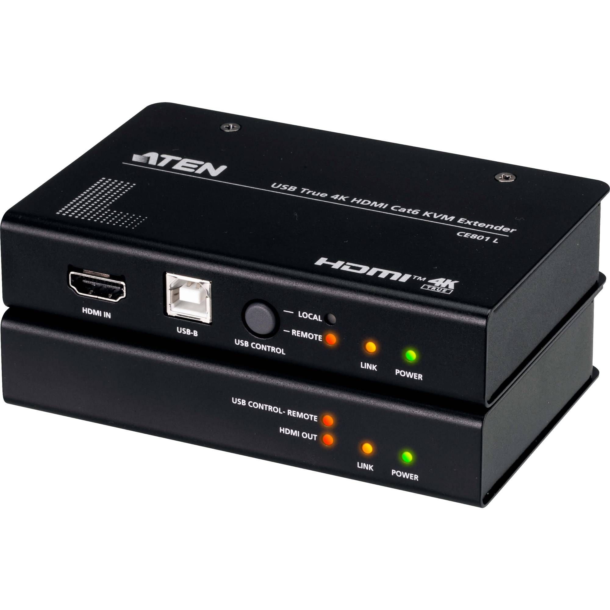 ATEN CE801 KVM Cat.6 Konsolen-Extender, USB HDMI (True 4K bei 70m)-0