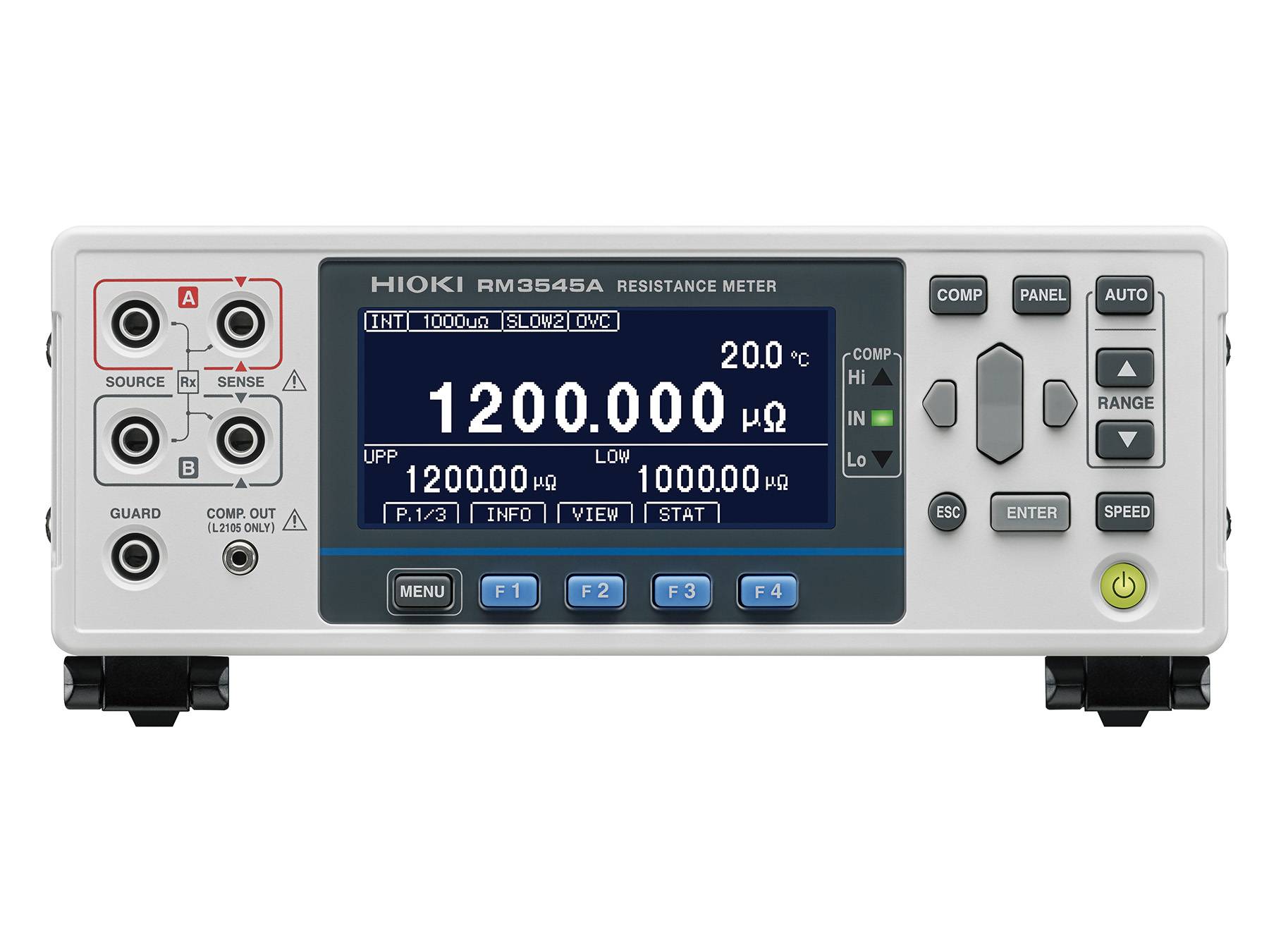 HIOKI RM3545A-2 - Präzisionsmessgerät für DC-Widerstände, 13 Messbereiche, integrierte Multiplexer-Option-1