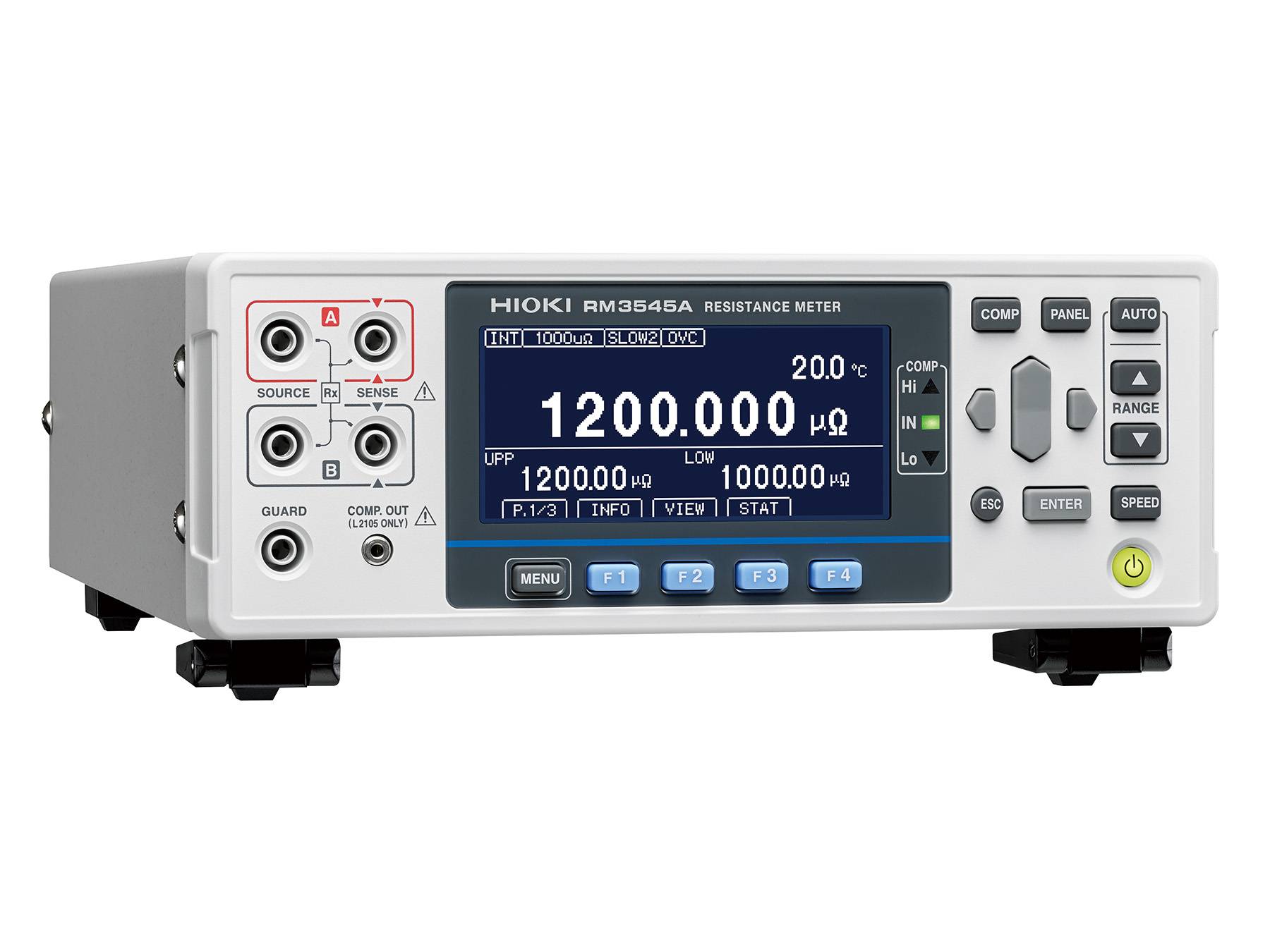 HIOKI RM3545A-2 - Präzisionsmessgerät für DC-Widerstände, 13 Messbereiche, integrierte Multiplexer-Option-0