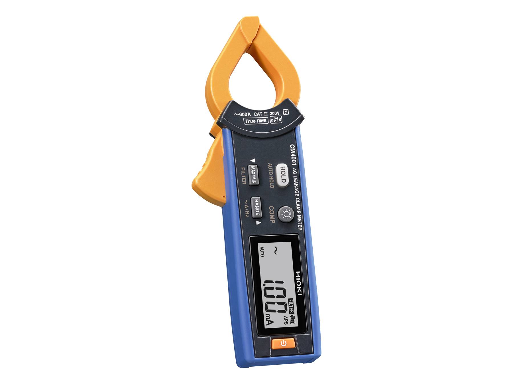 HIOKI CM4001 - Kompakte AC-Leckstromzange mit True-RMS-Messung, bis 600 A-0