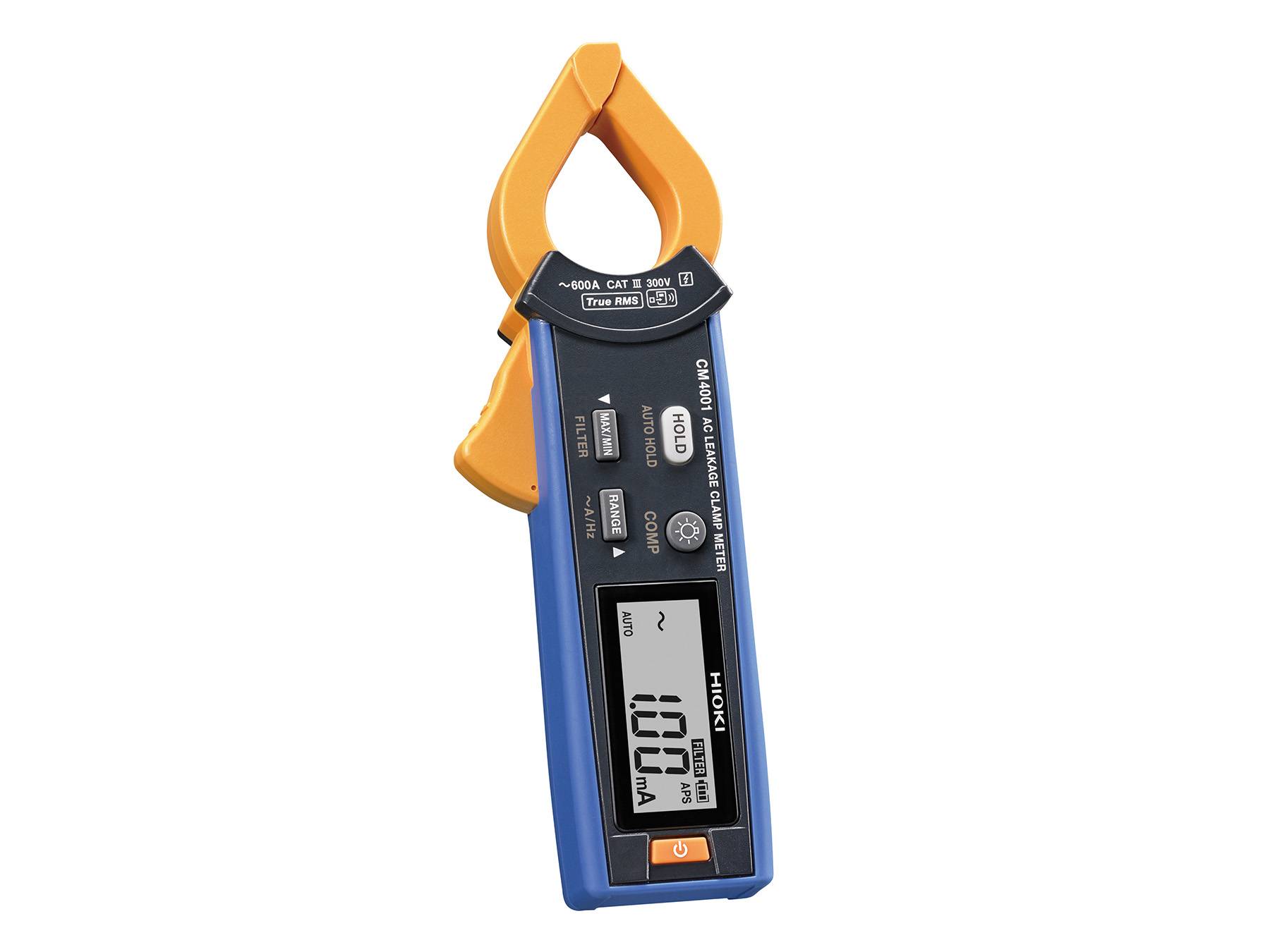 HIOKI CM4001 - Kompakte AC-Leckstromzange mit True-RMS-Messung, bis 600 A-0