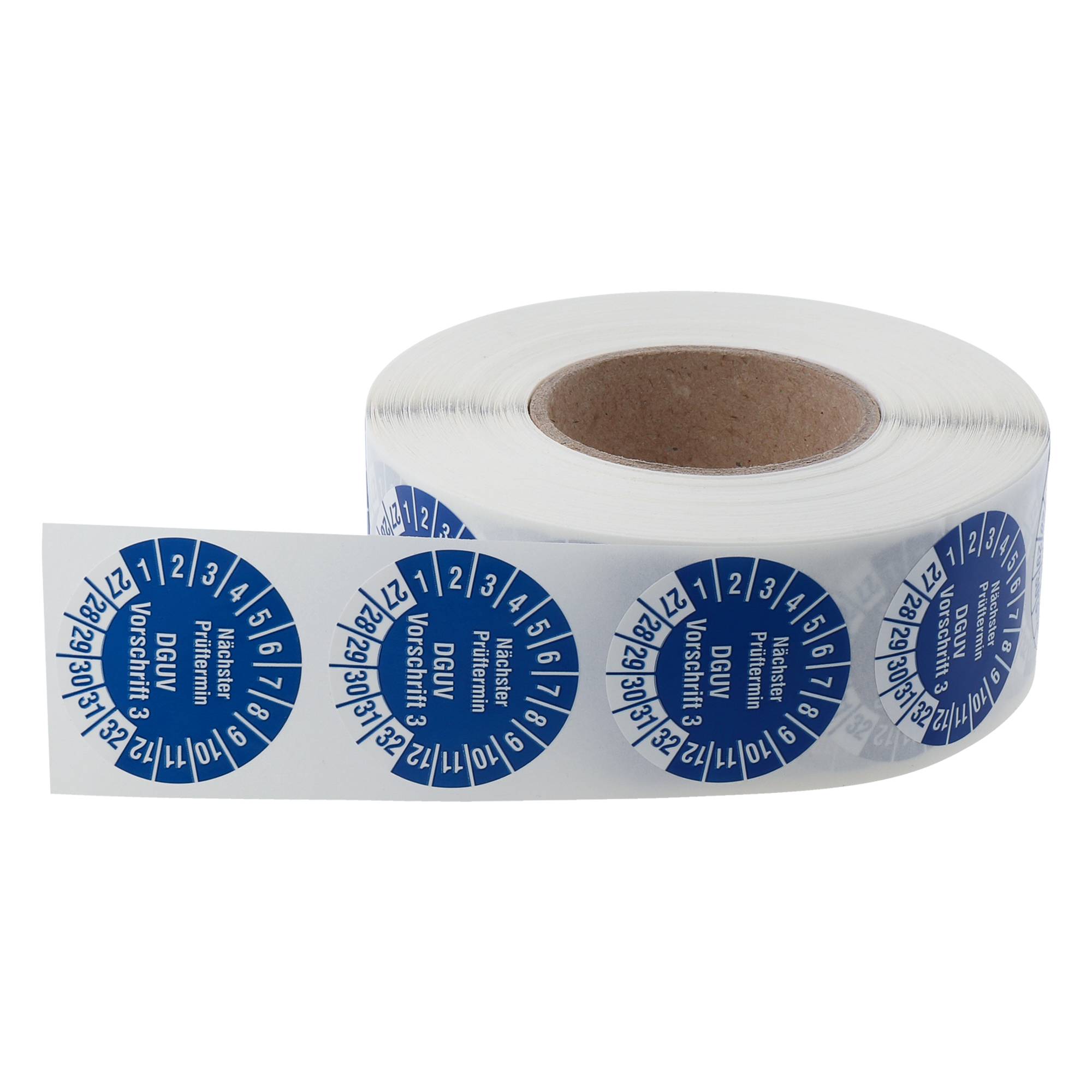 Labelident Prüfplaketten Nächster Prüftermin DGUV V3, Ø 30 mm, 1.000 Etiketten-4