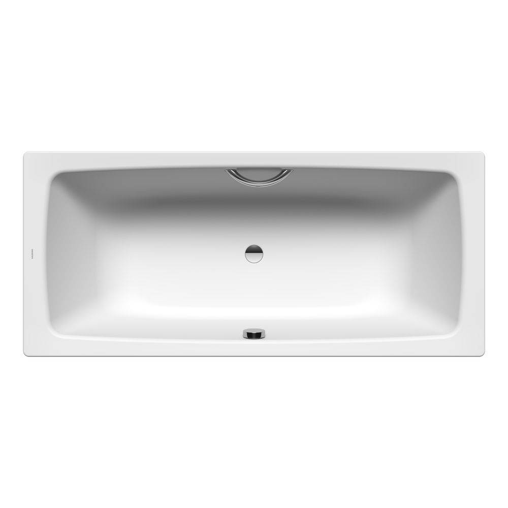 Kaldewei Badewanne Cayono Duo rechteckig 410x750x1700mm 129,5l Alpinweiß Matt m. GL1S, ÜL, o. Antislip, PEFF