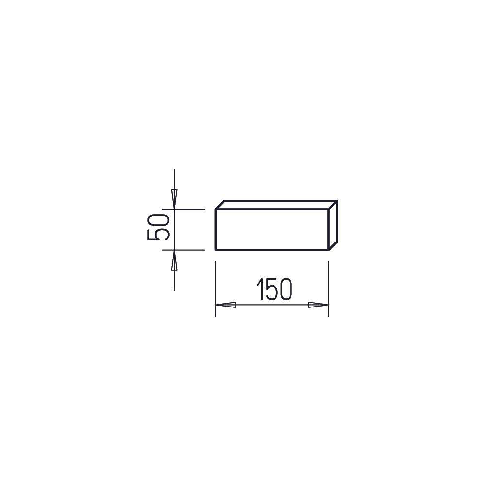 Helios Flachkanal FK-ED 150, Enddeckel 150x50mm, Stahlblech verzinkt-1