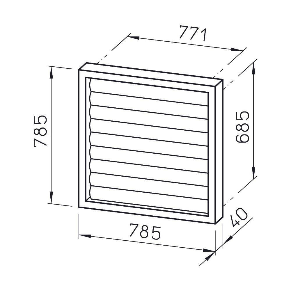 Helios Ventilatoren Verschlussklappe VK 710-1