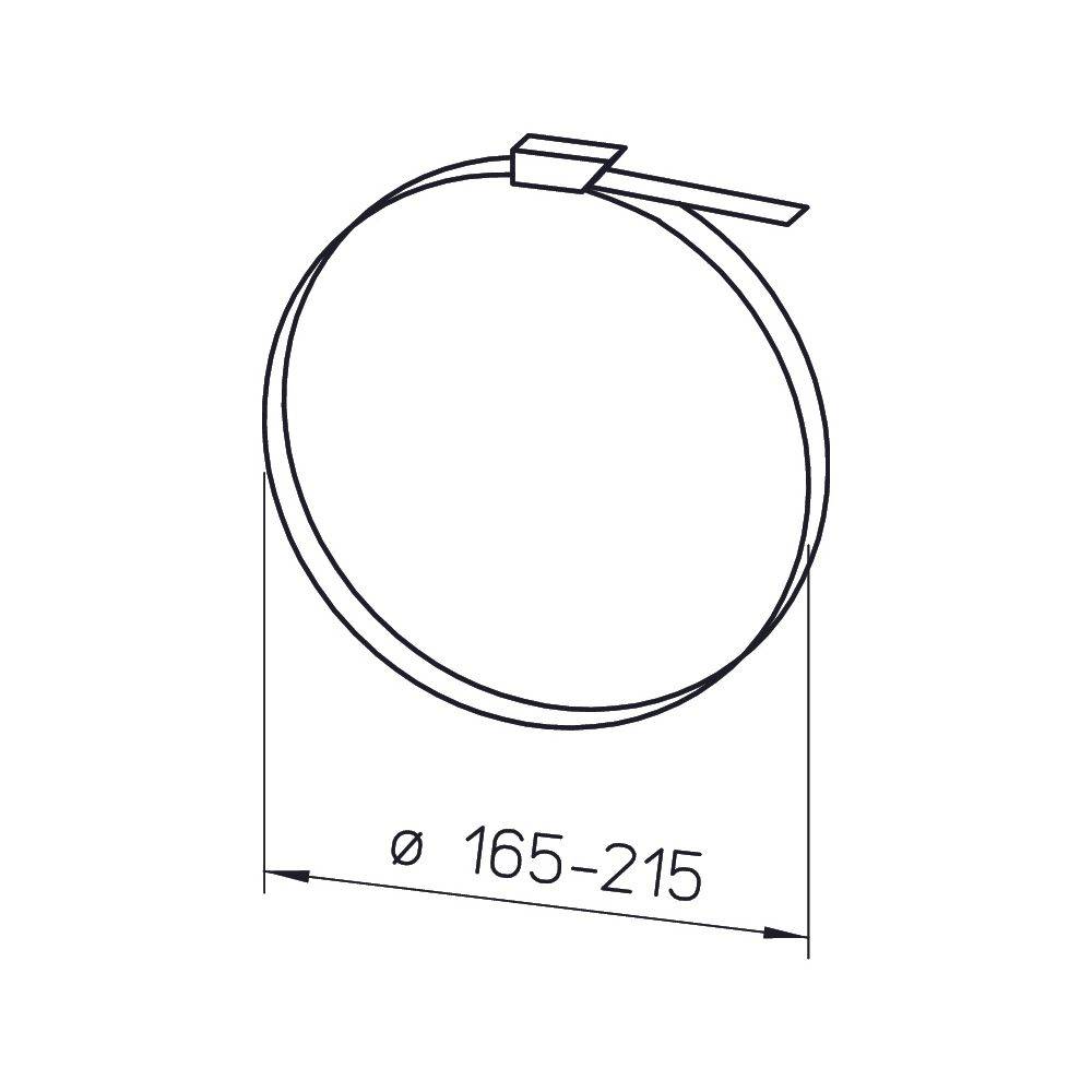 Helios Schlauchschelle SCH 200, DN 165-215-1