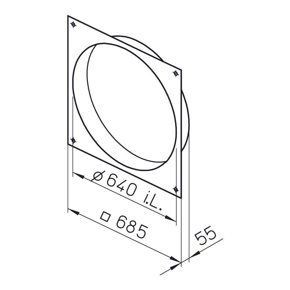 Helios Ventilatoren Formstück F 630 HQ-1