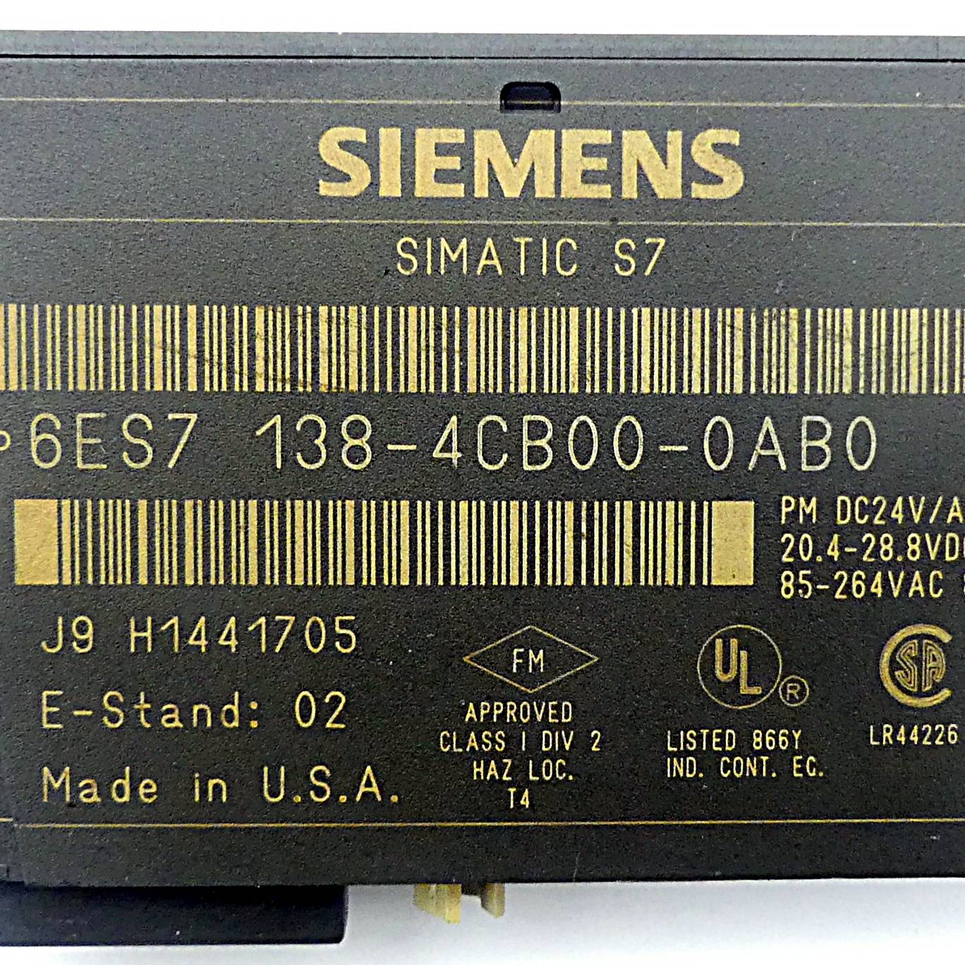 Siemens Elektronikmodul Simatic S7 Simatic S7 (6ES7138-4CB00-0AB0 )-1