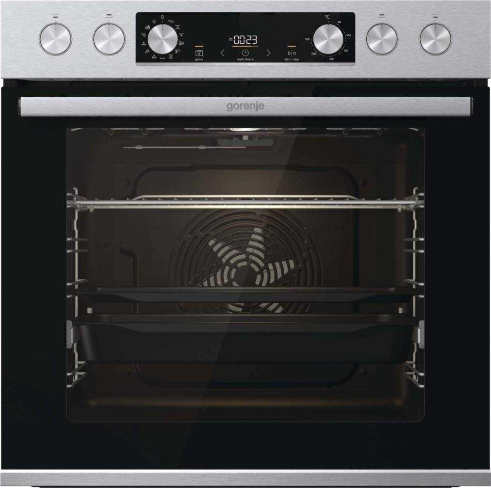 Gorenje Herd-Set Glasker edst A Teleskop Heißluft BCS6737E06X+ECD643BX