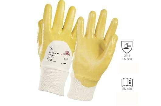 Schutzhandschuhe Sahara® 100, Größe 9, mit Nitrilbeschichtung,lebensmittelgeeignet, 10 Paar-0