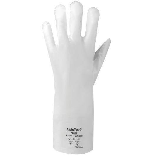 Ansell Chemikalienschutzhandschuhe AlphaTec® 02-100, Größe 8, 12 Paar/VE-0