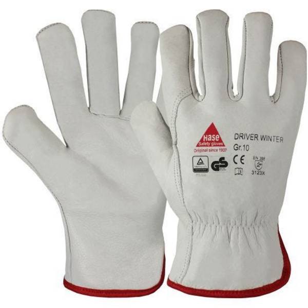 Hase Winterhandschuhe Driver Winter, Größe 10, 12 Paar