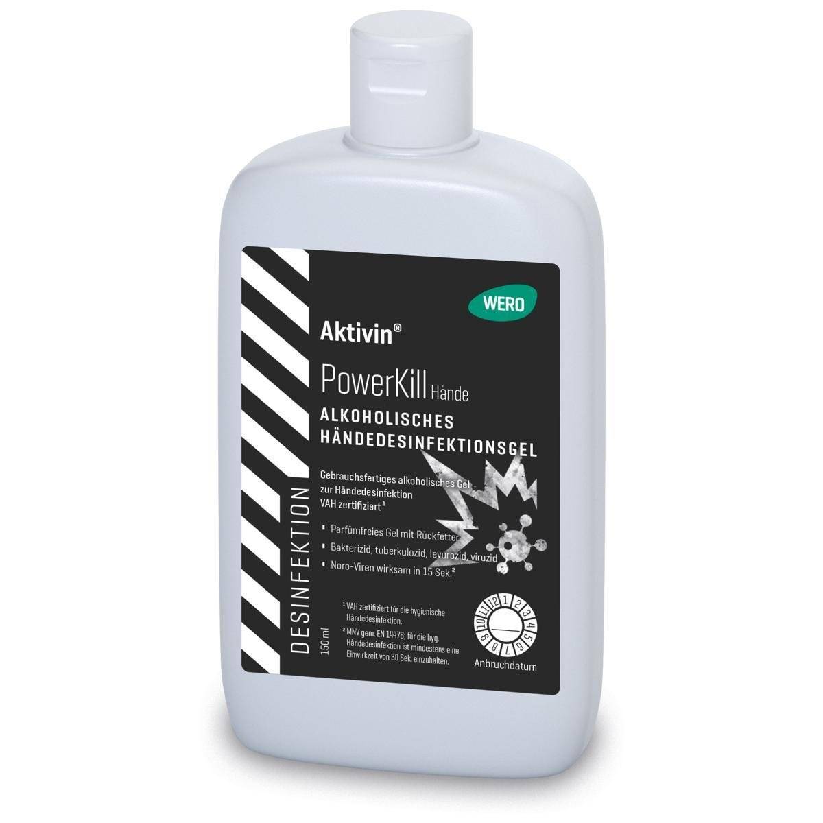 Wero Aktivin® PowerKill Händedesinfektion, 150 ml Kittelflasche-1