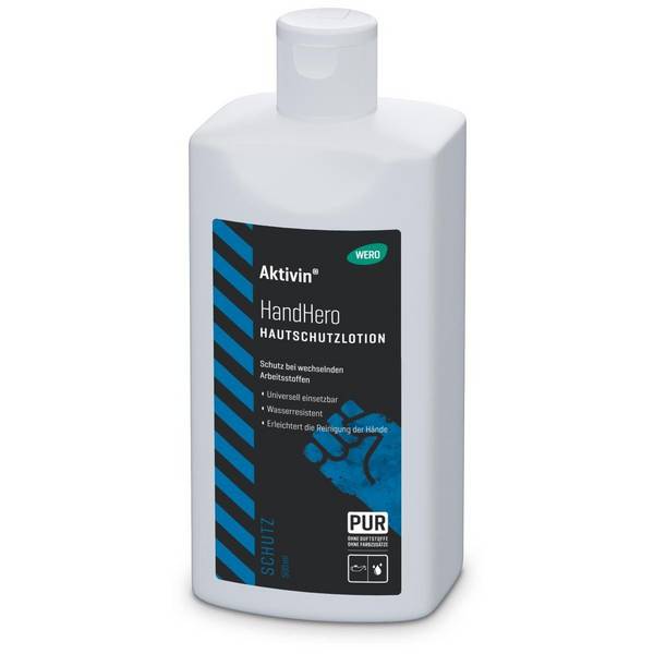 Wero Aktivin® HandHero Hautschutzlotion, 500 ml Euroflasche
