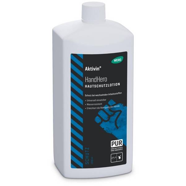 Wero Aktivin® HandHero Hautschutzlotion, 1000 ml Euroflasche