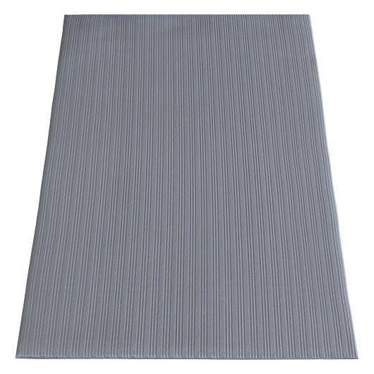 Miltex Arbeitsplatzmatte Yogameter Basic, 600x900 mm, längsgerillt, grau, PVC-0