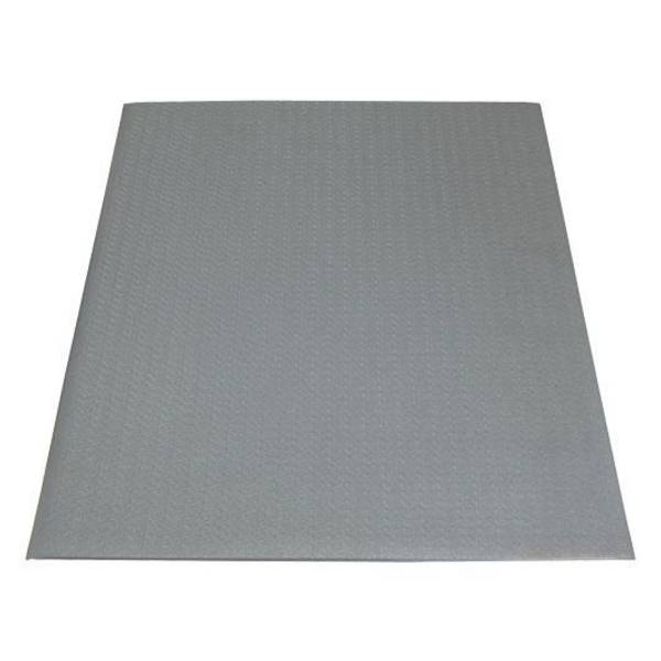 Miltex Arbeitsplatzmatte Yogameter Super, 600x900 mm, Orangenschalenstruktur, grau, PVC
