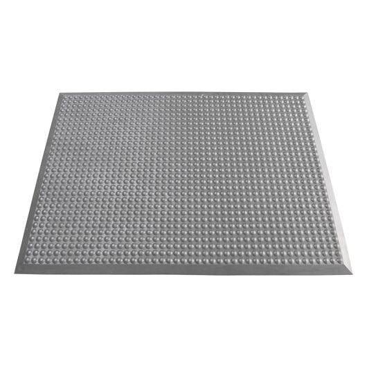 Miltex Arbeitsplatzmatte Yoga Ergo Basic, grau, 650x950mm, genoppt, Polyurethan-0